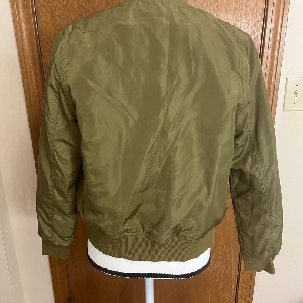 Green Bomber Jacket - Picture 6 of 7